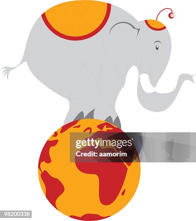 Circus elephant Circus elephant