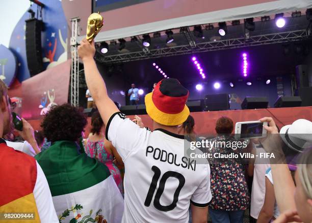 General view during the 2018 FIFA World Cup Russia group F match between Germany and Sweden at Fisht Stadium on June 23, 2018 in Sochi, Russia.