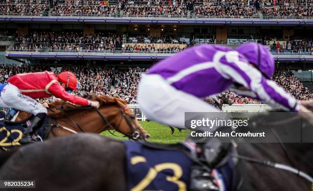 Daniel Tudhope riding Soldier's Call win The Windsor Castle Stakes on day 5 of Royal Ascot at Ascot Racecourse on June 23, 2018 in Ascot, England.