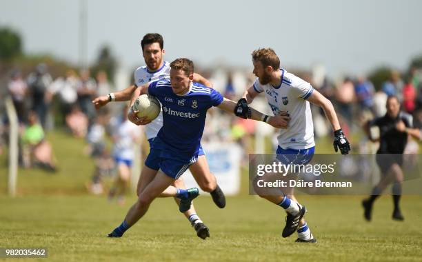 Waterford , Ireland - 23 June 2018; Conor McManus of Monaghan in action against Thomas O'Gorman of Waterford during the GAA Football All-Ireland...