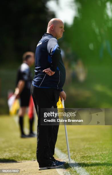 Waterford , Ireland - 23 June 2018; Waterford manager Tom McGlinchey near the end of the GAA Football All-Ireland Senior Championship Round 2 match...