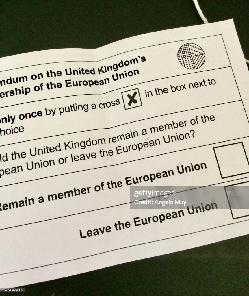 Ballot paper for the referendum