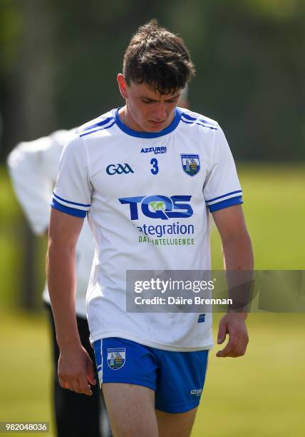 Waterford , Ireland - 23 June 2018; A dejected Jack Mullaney of Waterford after the GAA Football All-Ireland Senior Championship Round 2 match...