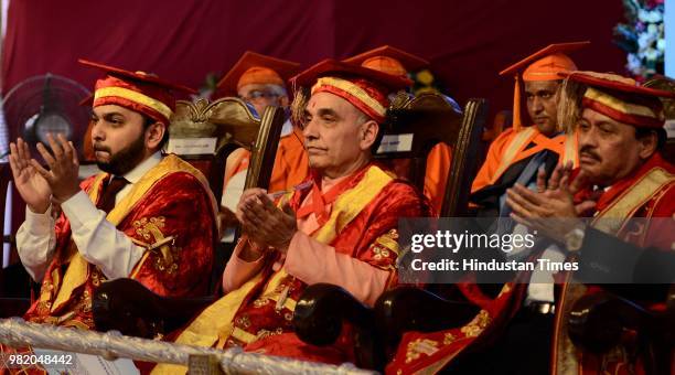 Union Minister Satyapal Singh during a convocation of Bharati Vidyapeeth Deemed University, on June 22, 2018 in Pune, India.