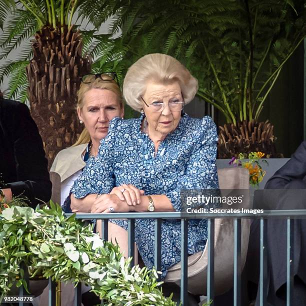 Rotterdam, princess Beatrix Wilhemina Armgard der Nederlanden during the CHIO Rotterdam at the Kralingse Bos on June 23, 2018 in Rotterdam Netherlands