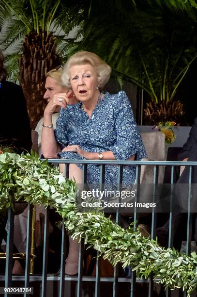 Rotterdam, princess Beatrix Wilhemina Armgard der Nederlanden during the CHIO Rotterdam at the Kralingse Bos on June 23, 2018 in Rotterdam Netherlands