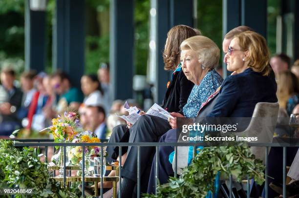 Rotterdam, princess Beatrix Wilhemina Armgard der Nederlanden during the CHIO Rotterdam at the Kralingse Bos on June 23, 2018 in Rotterdam Netherlands