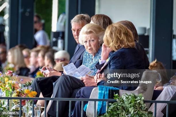 Rotterdam, princess Beatrix Wilhemina Armgard der Nederlanden during the CHIO Rotterdam at the Kralingse Bos on June 23, 2018 in Rotterdam Netherlands