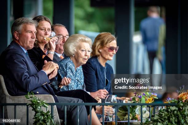 Rotterdam, princess Beatrix Wilhemina Armgard der Nederlanden during the CHIO Rotterdam at the Kralingse Bos on June 23, 2018 in Rotterdam Netherlands