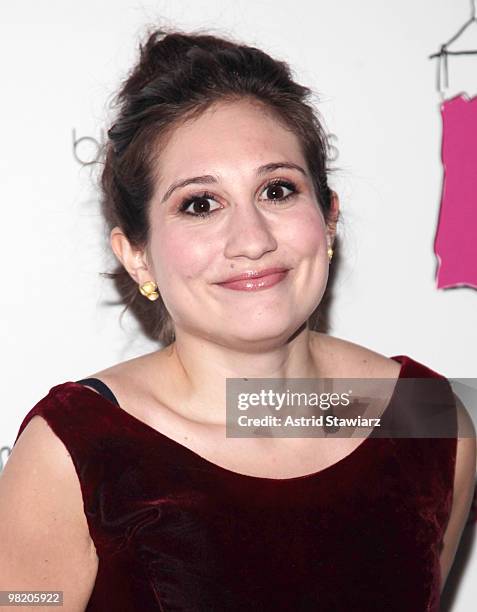 Actress Lucy DeVito attends the "Love, Loss, and What I Wore" new cast member celebration at Pio Pio 8 on April 1, 2010 in New York City.