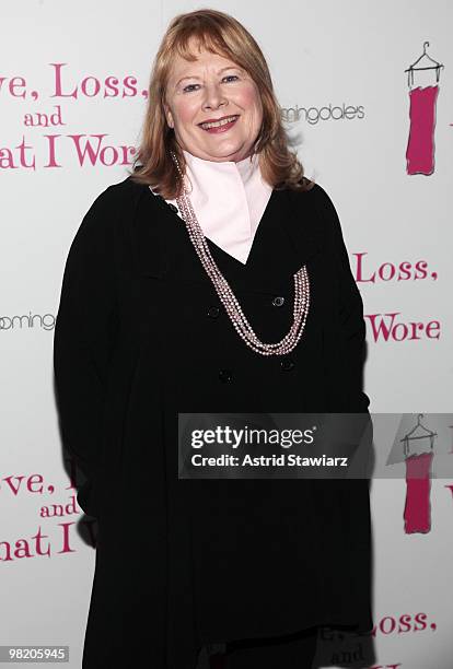 Actress Shirley Knight attends the "Love, Loss, and What I Wore" new cast member celebration at Pio Pio 8 on April 1, 2010 in New York City.