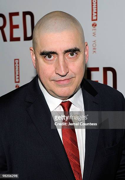 Actor Alfred Molina attends the Broadway opening of "RED" after party at Gotham Hall on April 1, 2010 in New York City.