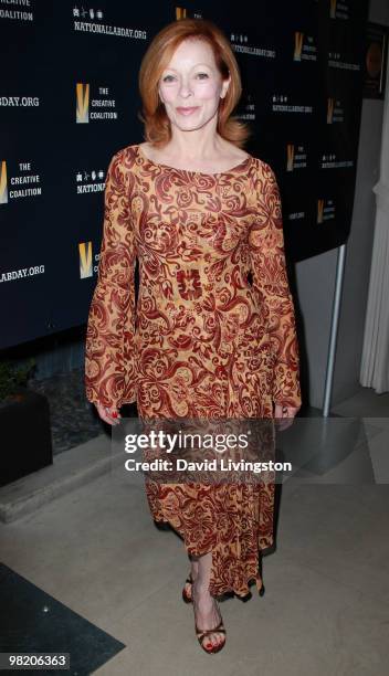 Actress Frances Fisher attends the National Lab Day Kick-Off Dinner at the Luxe Hotel on April 1, 2010 in Los Angeles, California.