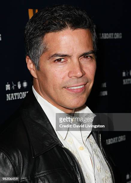 Actor Esai Morales attends the National Lab Day Kick-Off Dinner at the Luxe Hotel on April 1, 2010 in Los Angeles, California.