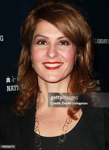 Actress Nia Vardalos attends the National Lab Day Kick-Off Dinner at the Luxe Hotel on April 1, 2010 in Los Angeles, California.