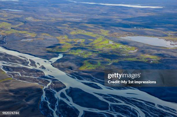 highlands of iceland - highlands-of-iceland stockfoto's en -beelden