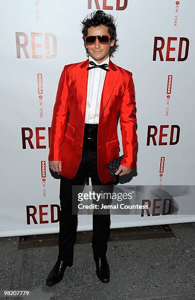 Frankie Grande attends the Broadway opening of "RED" at the John Golden Theatre on April 1, 2010 in New York City.