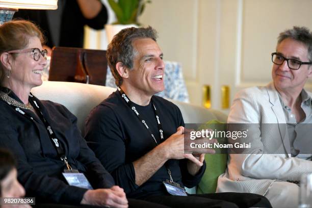 Ben Stiller and Donal Lardner Ward attend the Mentor Brunch at the 2018 Nantucket Film Festival - Day 4 on June 23, 2018 in Nantucket, Massachusetts.