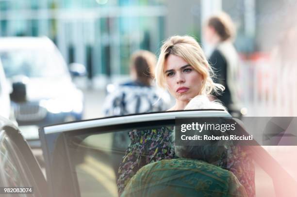 English actress Billie Piper attends a photocall for the World Premiere of 'Two for joy' during the 72nd Edinburgh International Film Festival at...