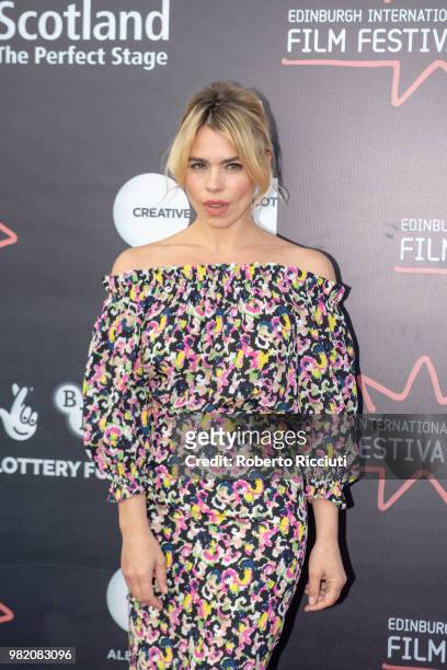 English actress Billie Piper attends a photocall for the World Premiere of 'Two for joy' during the 72nd Edinburgh International Film Festival at...