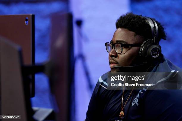 AyeTHREAT of Grizz Gaming on June 23, 2018 at the NBA 2K League Studio Powered by Intel in Long Island City, New York. NOTE TO USER: User expressly...