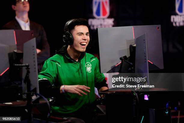 ProFusion of Celtics Crossover Gaming plays against Grizz Gaming on June 23, 2018 at the NBA 2K League Studio Powered by Intel in Long Island City,...