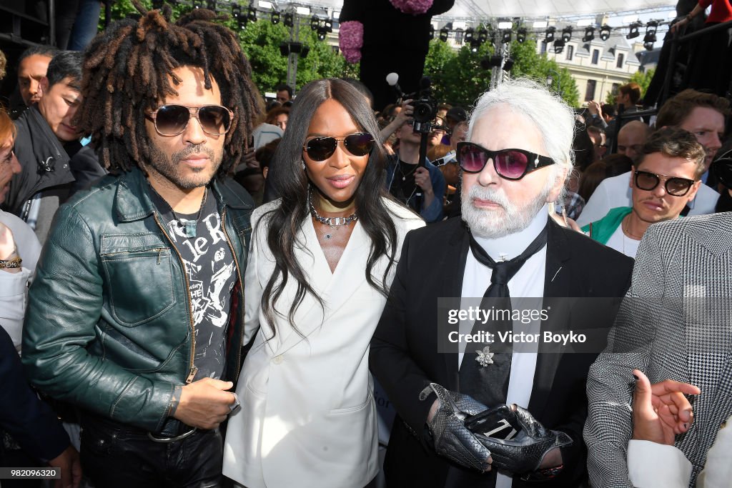 Dior Homme: Front Row - Paris Fashion Week - Menswear Spring/Summer 2019