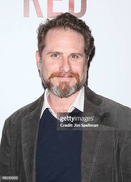 Remy Auberjonois attends the opening night of "RED" on Broadway at the Golden Theatre on April 1, 2010 in New York City.