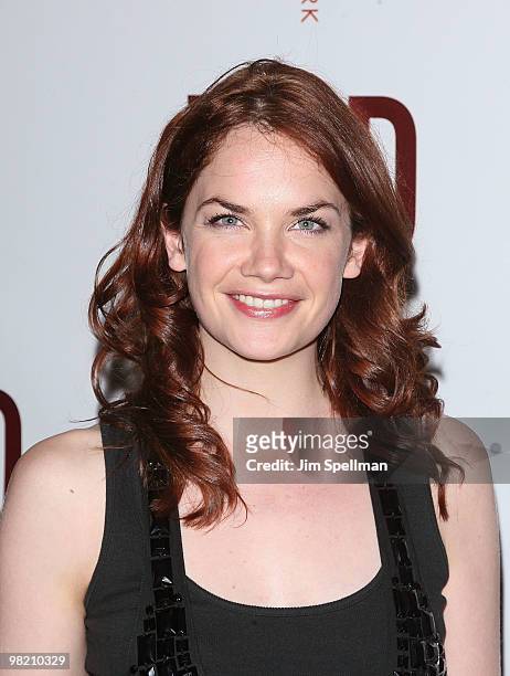 Ruth Wilson attends the opening night of "RED" on Broadway at the Golden Theatre on April 1, 2010 in New York City.