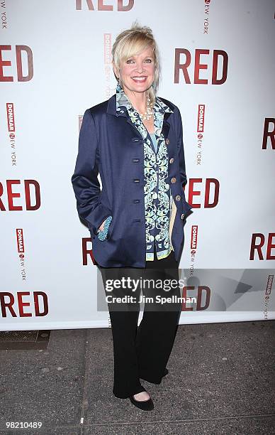 Christine Ebersole attends the opening night of "RED" on Broadway at the Golden Theatre on April 1, 2010 in New York City.