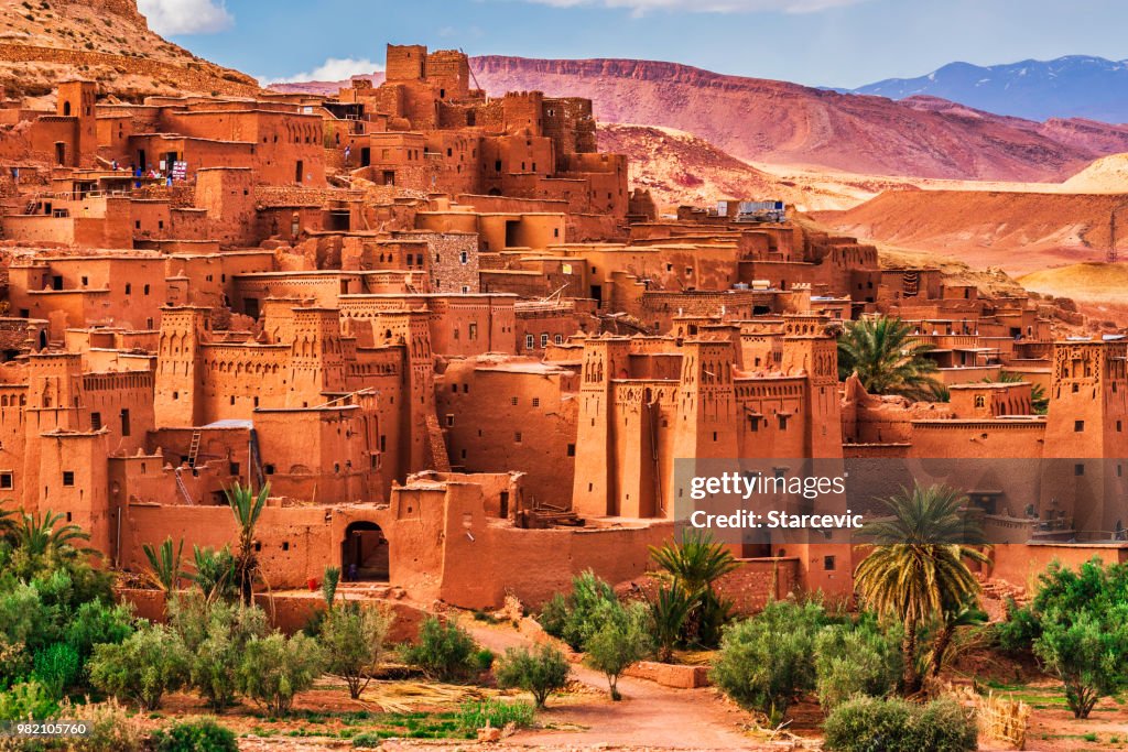 Ait Ben Haddou - antigua ciudad en África del norte de Marruecos
