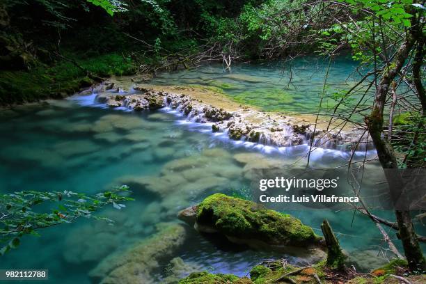 nacimiento urederra - nacimiento stock pictures, royalty-free photos & images