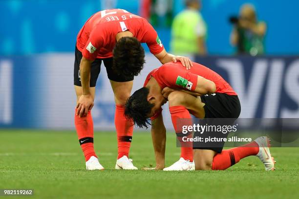 June 2018, Russia, Rostov-on-Don: Soccer, FIFA World Cup 2018, South Korea vs Mexico, group stages, Group F, 2nd matchday at the Rostov-on-Don...