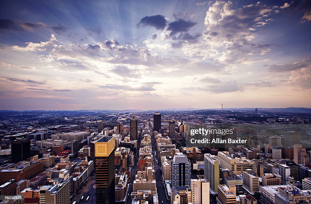 Skyline of Johannesburg