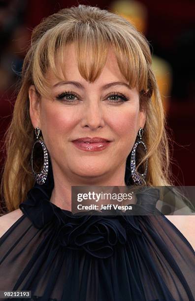 Actress Virginia Madsen arrives at the 82nd Annual Academy Awards held at the Kodak Theatre on March 7, 2010 in Hollywood, California.