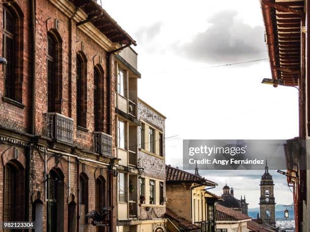 arquitectura candelaria colombia - arquitectura stockfoto's en -beelden