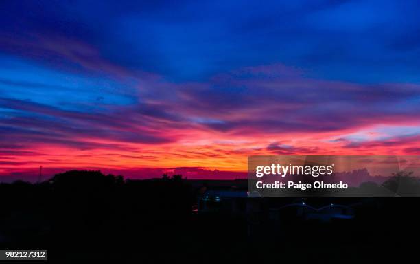 blue hour - olmeto stock pictures, royalty-free photos & images