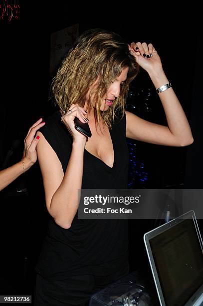 Actress Isabelle Funaro attends the Justine Fraioli and Reem Kherici "Girly Wednesday by Cointreaupolitan DJ Party at The Kube Hotel on March 17,...