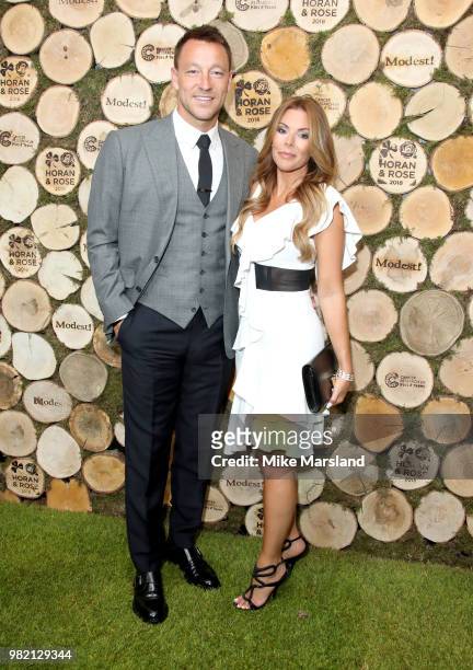 John Terry and Toni Terry attend the Horan And Rose Charity Event held at The Grove on June 23, 2018 in Watford, England.