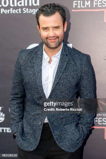 English actor Daniel Mays attends a photocall for the World Premiere of 'Two for joy' during the 72nd Edinburgh International Film Festival at...