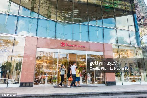 takashimaya department store in saigon, vietnam - takashimaya stock pictures, royalty-free photos & images