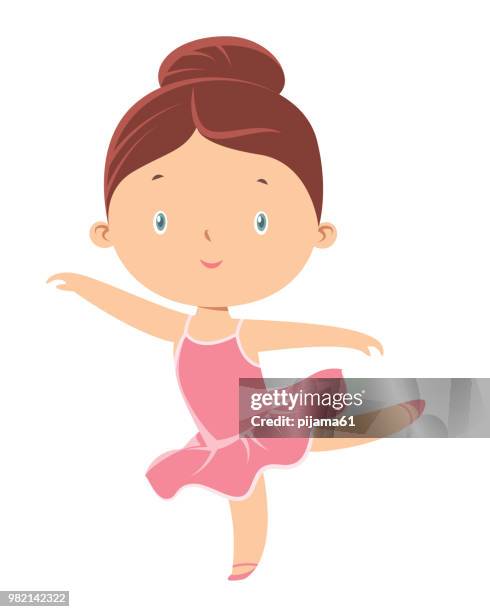 ballerina mädchen - mini dress stock-grafiken, -clipart, -cartoons und -symbole