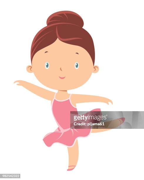ballerina girl - girls dancing stock illustrations