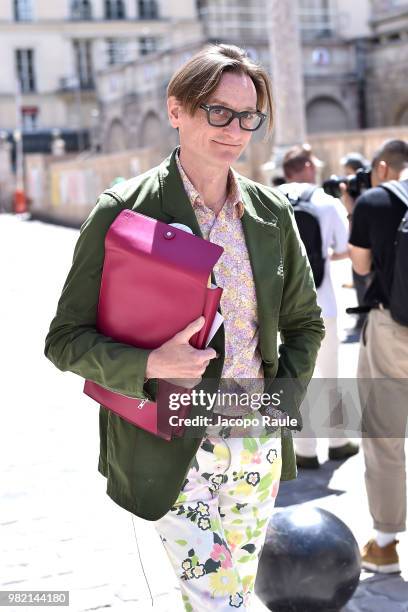 Hamish Bowles attends the Thom Browne Menswear Spring/Summer 2019 show as part of Paris Fashion Week on June 23, 2018 in Paris, France.