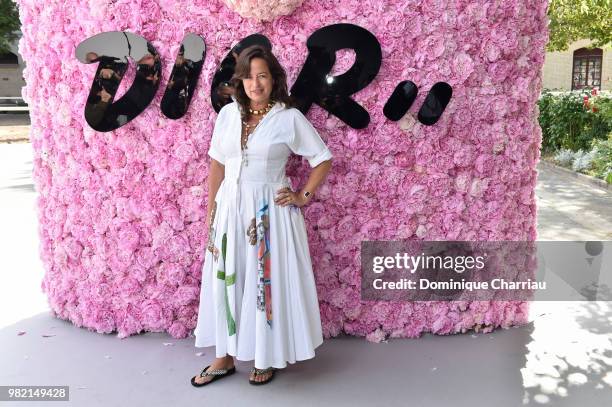 Jade Jagger attends the Dior Homme Menswear Spring/Summer 2019 show as part of Paris Fashion Week on June 23, 2018 in Paris, France.