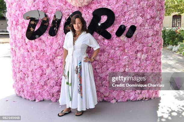 Jade Jagger attends the Dior Homme Menswear Spring/Summer 2019 show as part of Paris Fashion Week on June 23, 2018 in Paris, France.