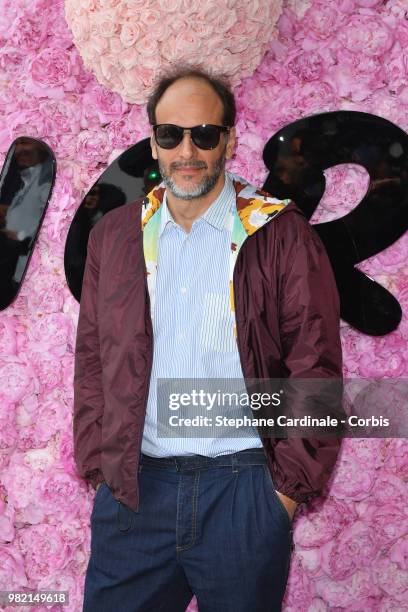 Luca Guadagnino attends the Dior Homme Menswear Spring/Summer 2019 show as part of Paris Fashion Week Week on June 23, 2018 in Paris, France.