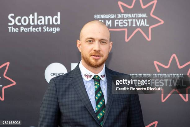 Director Tom Beard attends a photocall for the World Premiere of 'Two for joy' during the 72nd Edinburgh International Film Festival at Cineworld on...