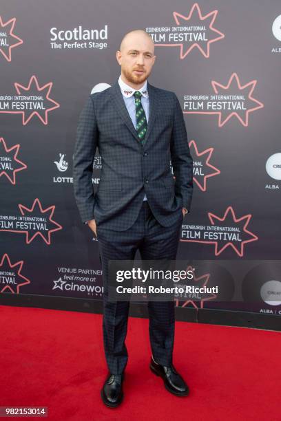 Director Tom Beard attends a photocall for the World Premiere of 'Two for joy' during the 72nd Edinburgh International Film Festival at Cineworld on...