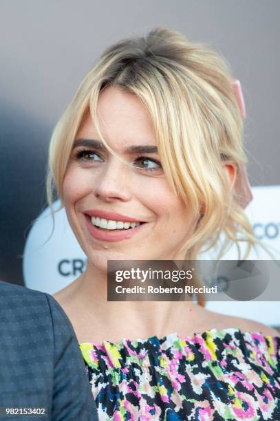 English actress Billie Piper attends a photocall for the World Premiere of 'Two for joy' during the 72nd Edinburgh International Film Festival at...